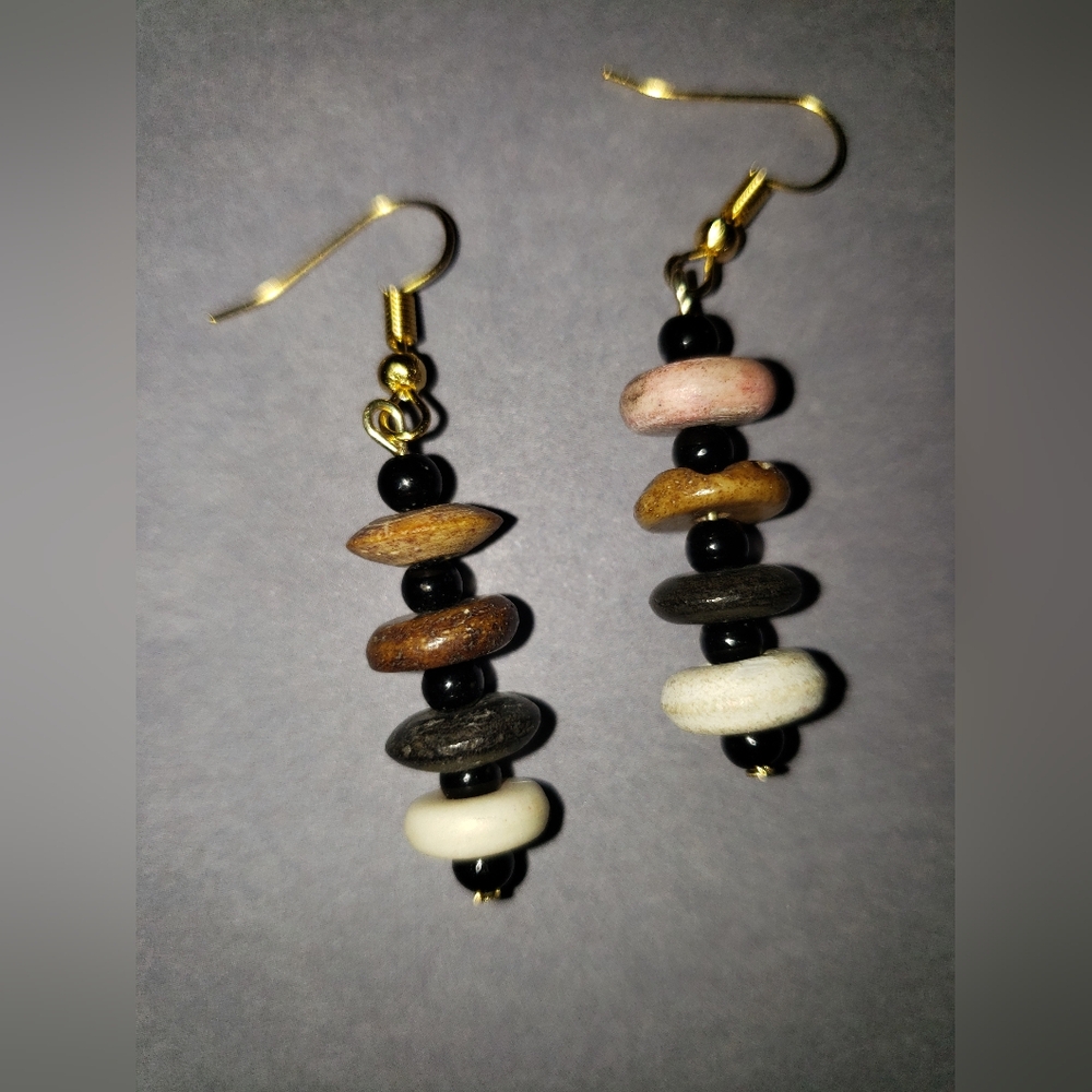 Elegant Multicolor Beaded Earrings